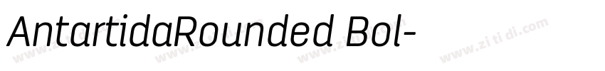 AntartidaRounded Bol字体转换